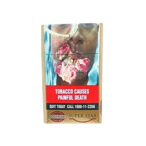 Gold Flake Super Star, 10 Sticks - MRP 59 Rs.